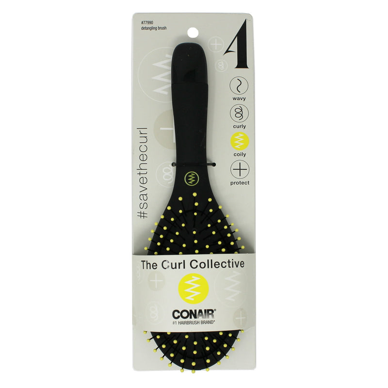 Conair The Curl Collective Coily Detangle Cushion Brush