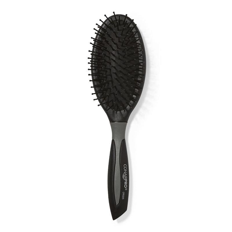 Jilbere by Conair Professional Ergo-Grip Oval Cushion Brush, Black, 1-Count