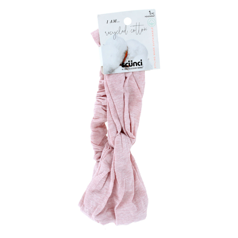 Scunci I Am Recycled Cotton Headwrap, Pink, 1-Piece