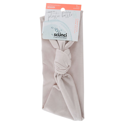 Scunci Consciously Minded I Was A Plastic Bottle Headwrap, Neutral, 1-Piece