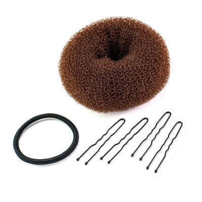 Conair Easy Updo Bun Making Kit with Updo Pins, Elastic, and Bunmaker, 6-Piece Set