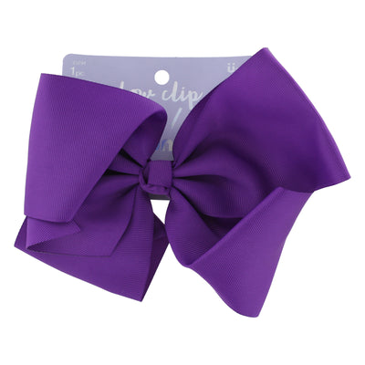 Scunci Jumbo Hair Bow Salon Clip, Color Will Vary, 1 Count