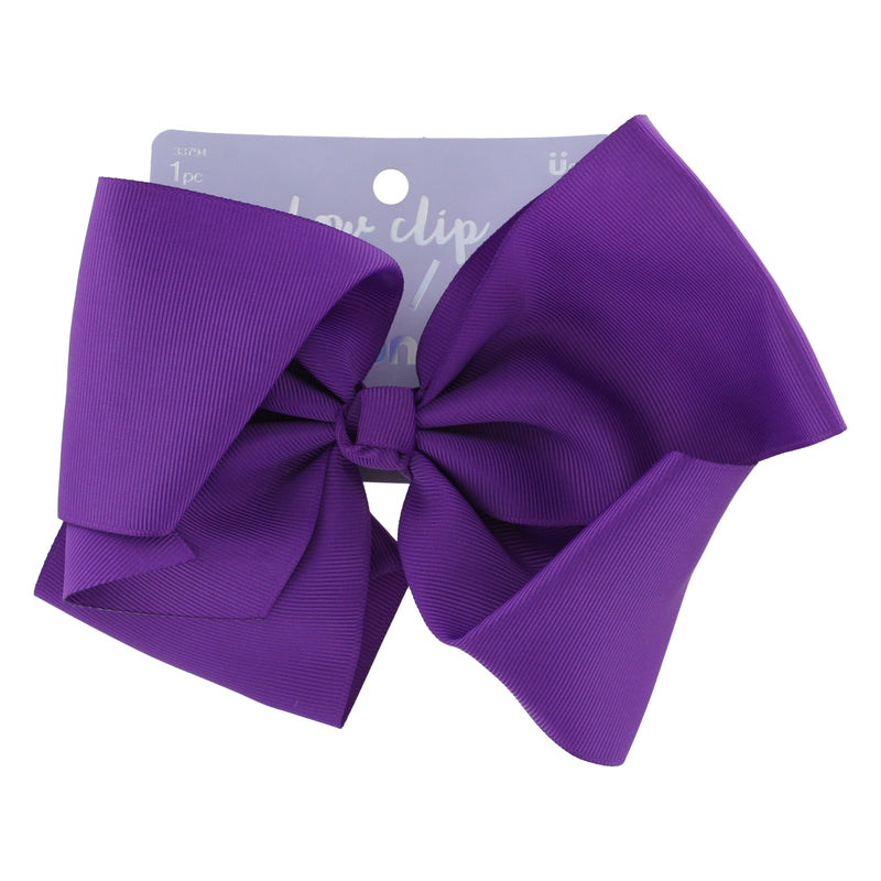 Scunci Jumbo Hair Bow Salon Clip, Color Will Vary, 1 Count
