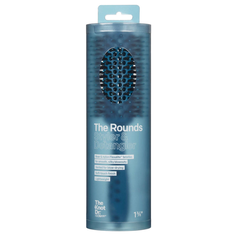 The Knot Dr. for Conair The Rounds Medium Vented Porcupine Round Hairbrush