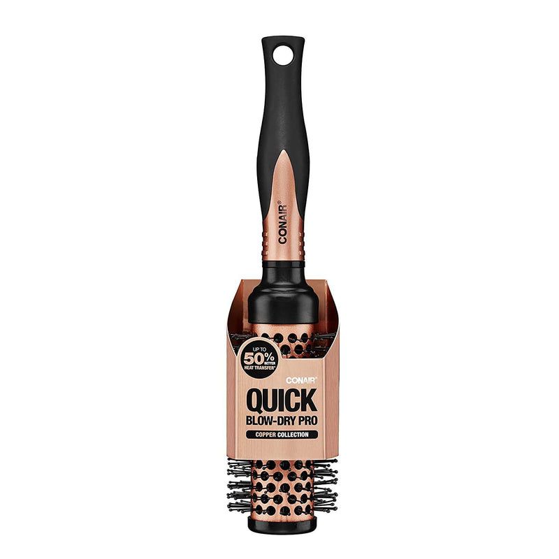 Conair Copper Quick Blow-Dry Pro Air Thermal Small Round Hair Brush