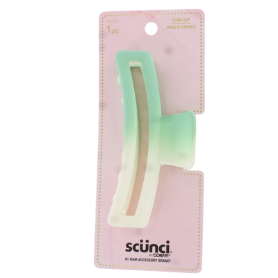 Scunci by Conair Gradient Hair Claw Clip, Color Will Vary, 1-Count
