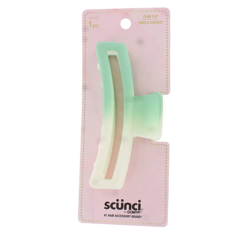 Scunci by Conair Gradient Hair Claw Clip, Color Will Vary, 1-Count