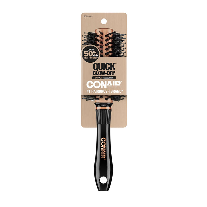 Conair Quick Blow-Dry Copper Collection Quick Blow-Dry Hair Brush
