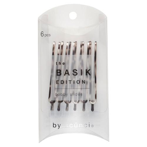 Scunci The Basik Edition Bobby Slides, 6-Pieces