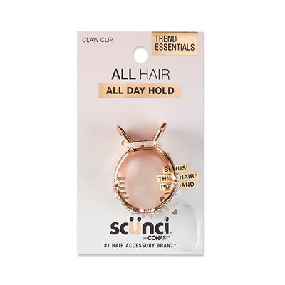 Scunci All Hair All Day Hold Faux Crystals and Pearls Claw Hair Clip, 1-Piece