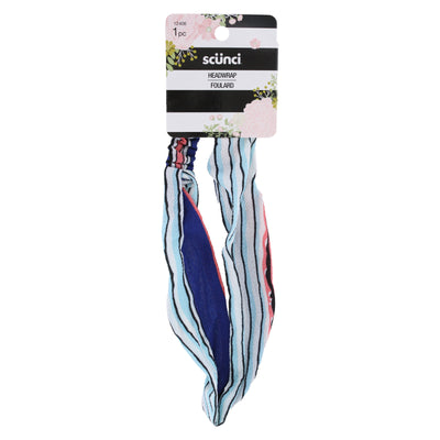 Scunci Striped Headwrap, Colors Will Vary, 1-Piece