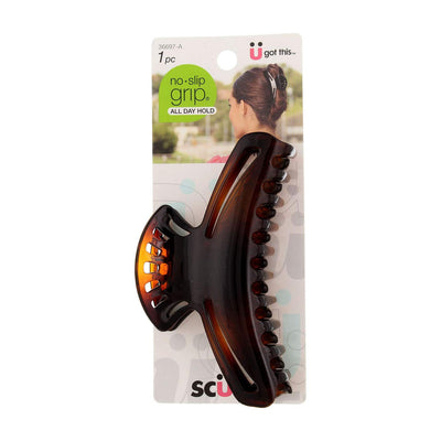 Scunci No-Slip Grip Claw Clip, Color May Vary, 1-Piece