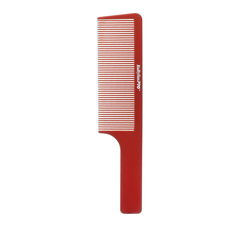 BaBylissPRO Barberology 9 Inch Clipper Comb, Red, 1-Count