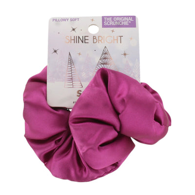 Scunci Shine Bright The Original Scrunchie, Pillowy Soft, Pink, 1-Count