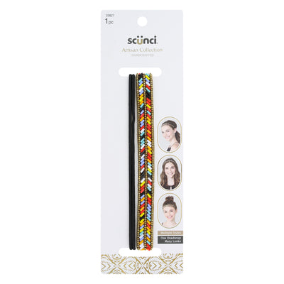 Scunci Artisan Collection Beaded Headwrap, 1-Piece