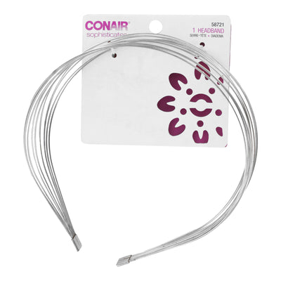 Conair Sophisticates Metal Wired Headband, Gold or Silver, 1-Piece