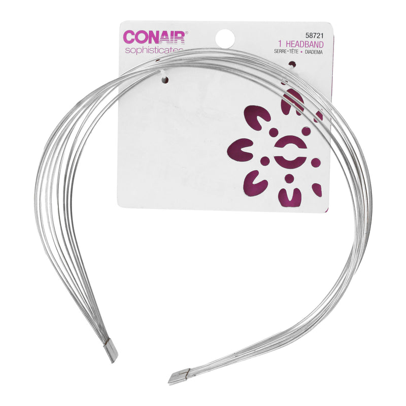 Conair Sophisticates Metal Wired Headband, Gold or Silver, 1-Piece