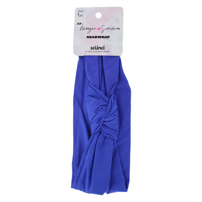 Scunci Morgan Simianer Xo Knotted Headwrap, Blue, 1-Piece