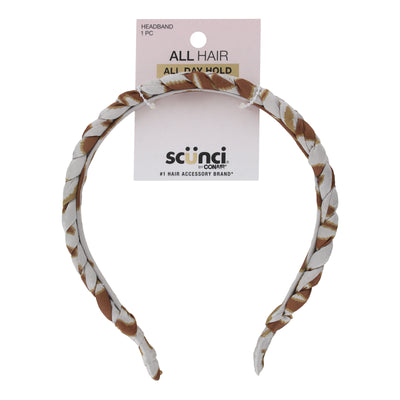 Scunci All Hair All Day Hold Twisted Headband, 1-Count