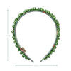 Scunci x Wicked For Good Pearl Elphaba Poppy Flower Print Headband, Green - Image 2