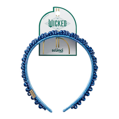 Scunci x Wicked Good Pearl Emerald City Headband, Blue