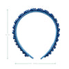 Scunci x Wicked Good Pearl Emerald City Headband, Blue - Image 2