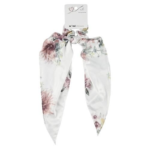Scunci Ali Manno Floral Scarf Hair Scrunchie, 1-Piece