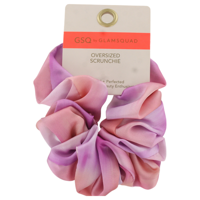 GSQ by Glamsquad Oversized Hair Scrunchie, Pink Ombre, 1-Count