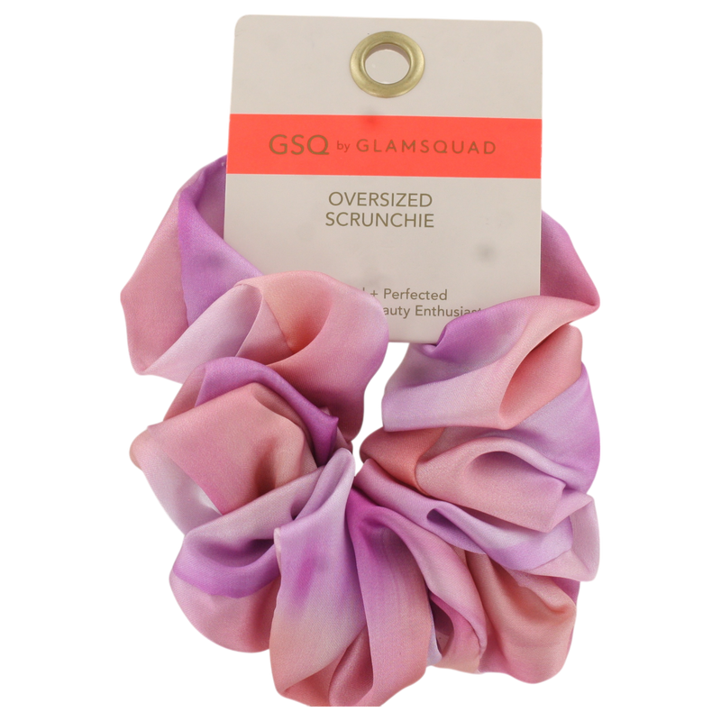 GSQ by Glamsquad Oversized Hair Scrunchie, Pink Ombre, 1-Count