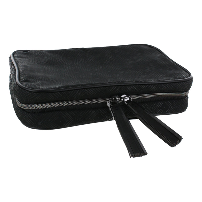 Beauty 360 Zippered Large Cosmetic Organizer, Black