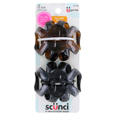Scunci Octopus Jaw Clips, Assorted Colors, 2-Pack