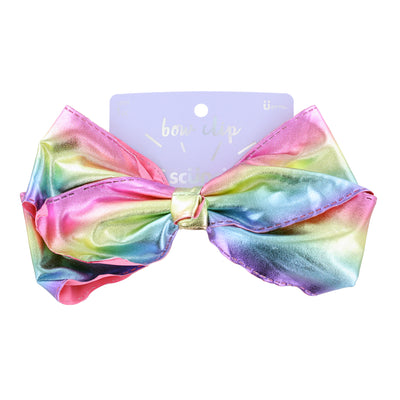 Scunci Jumbo Metallic Bow Salon Clip - 1 Count