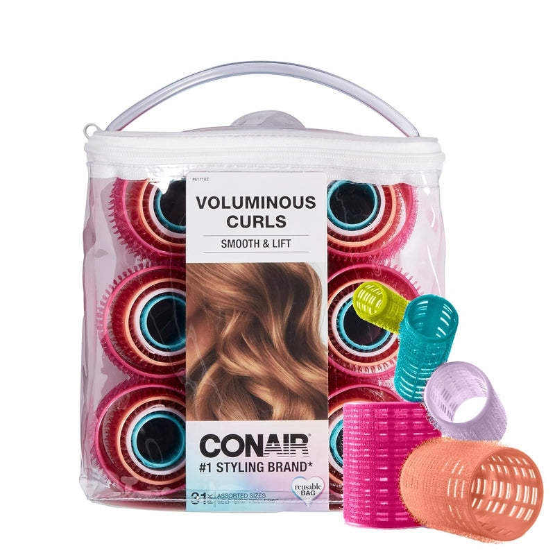 Conair Self-Grip Rollers, Assorted Colors, 31 Count