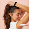 Scunci The Unbreakable Collection Ruched Comfy Elastic Hair Tie Ponytailers - Black - Thick Hair - 6-Count - Image 7
