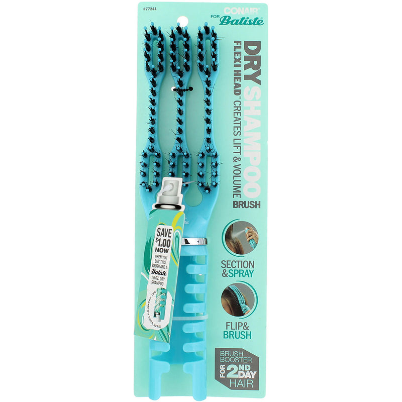 Conair Flexi Head Dry Shampoo Porcupine Brush