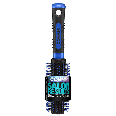 Conair Professional Round Hairbrush with Nylon Bristles (Colors Vary)