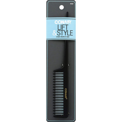 Conair Lift & Tease Comb, Black, 1-Piece