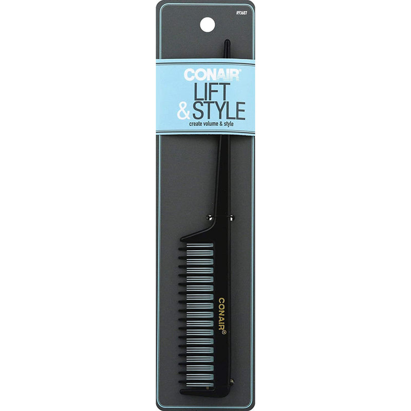 Conair Lift & Tease Comb, Black, 1-Piece