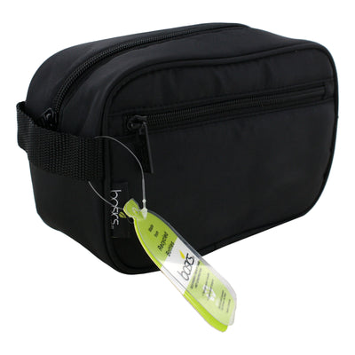Basics Eco-Friendly Single Zippered Athletic Bag, Black, 1-Piece