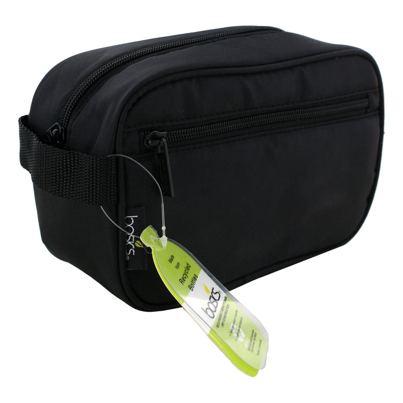 Basics Eco-Friendly Single Zippered Athletic Bag, Black, 1-Piece