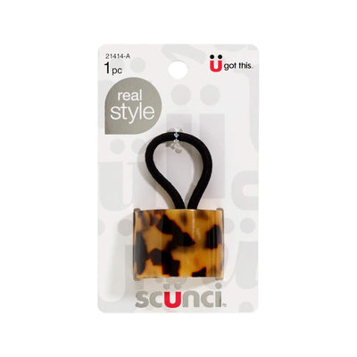 Scunci Real Style Ponycuff Tokyo Tort Ponytailer, 1-Piece