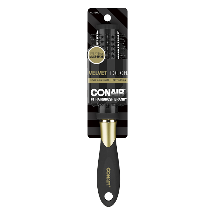 Conair Small Metal Nylon Round Brush, Color May Vary, 1-Count