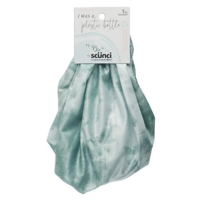 Scunci Earth-Friendly Planet Upcycled Tie-Dye Headwrap, Green, 1-Piece