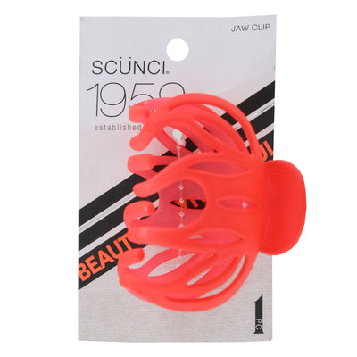 Scunci 1959 H6.5CM Hair Jaw Clip, Orange, 1-Piece