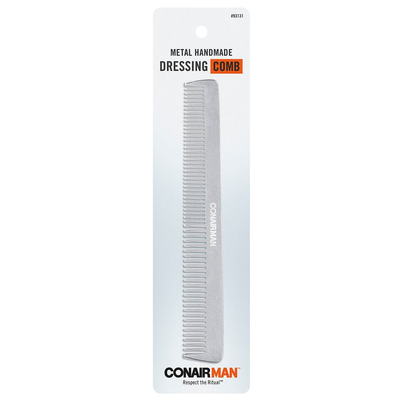 CONAIRMAN Handmade Metal Dress Comb, Silver, 1-Count