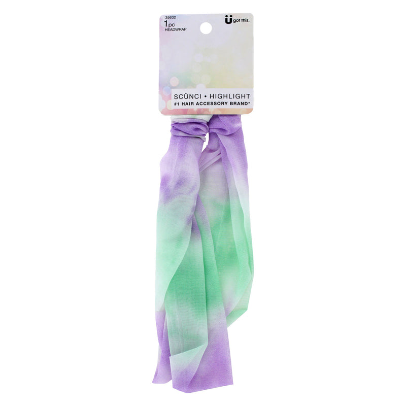 Scunci Highlight Influencer Multicolor Headwrap, 1-Piece