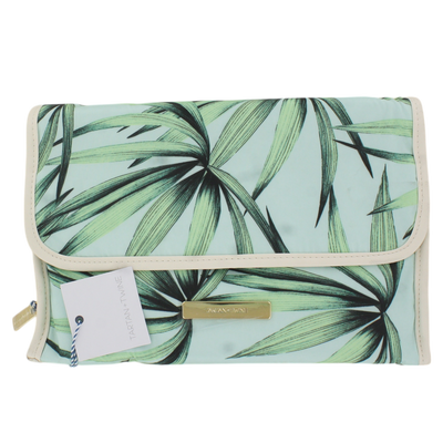 Tartan + Twine Tropical Leaves Hanging Cosmetic Valet