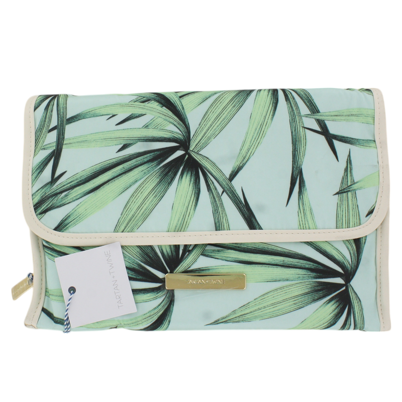 Tartan + Twine Tropical Leaves Hanging Cosmetic Valet