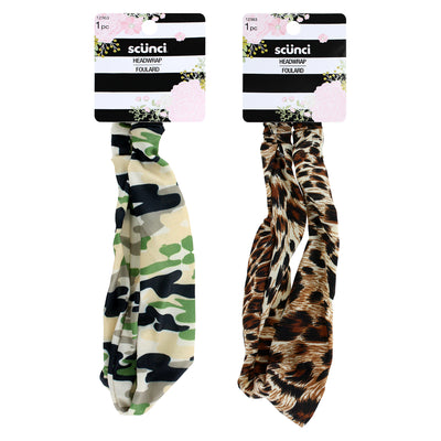Scunci Stretch Headwrap, Assorted Designs, 1-Piece