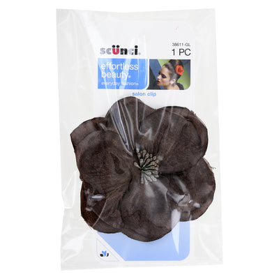 Scunci Effortless Beauty Flower Salon Clip, Assorted Colors, 1-Piece